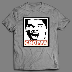 ARNOLD SCHWARZENEGGER OBEY PARODY "CHOPPA" TEE